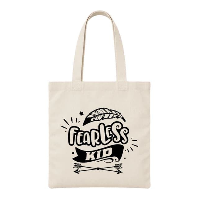 Tote bag — Fearless kid